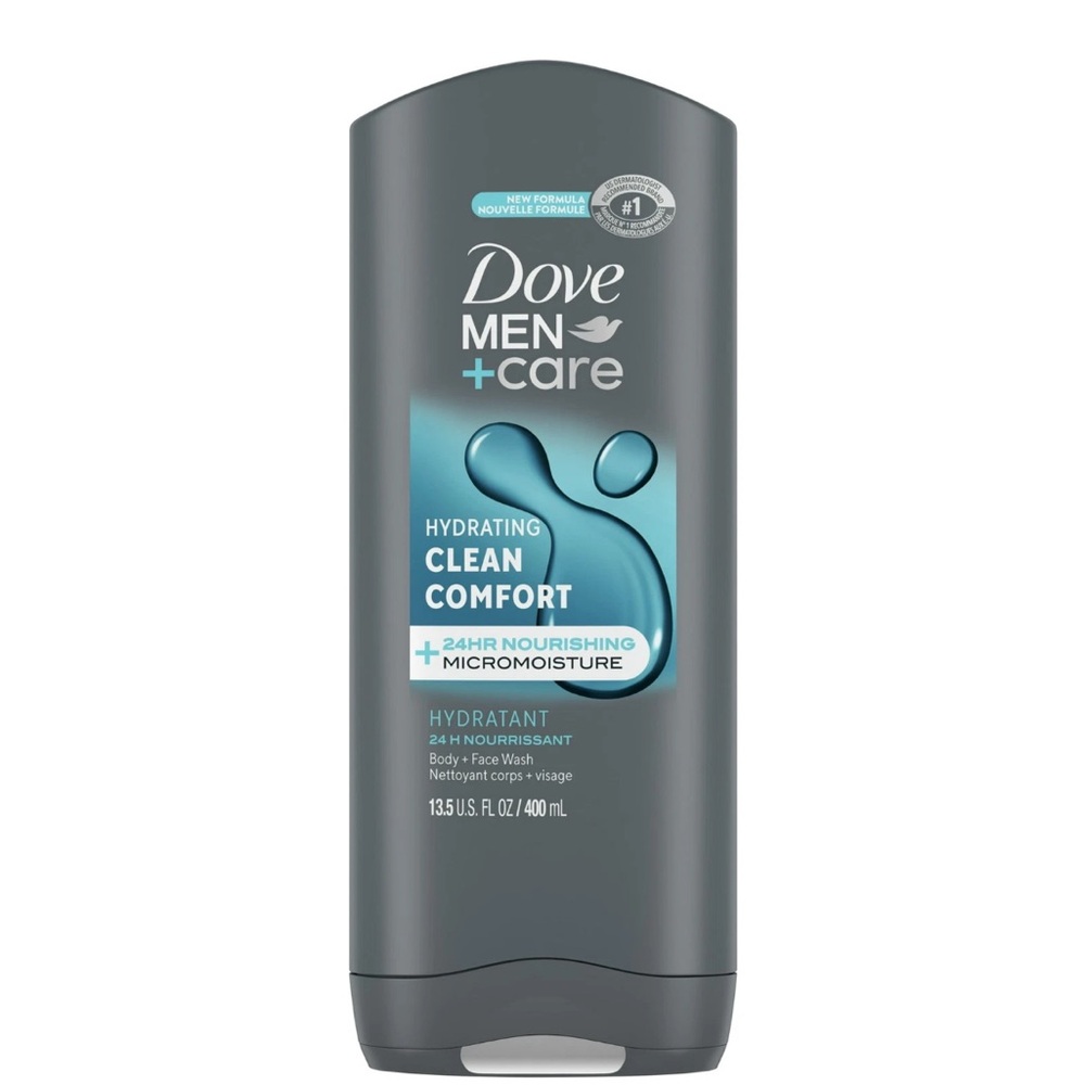 Men+Care Hydrating Clean Comfort Body Wash - Gray